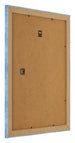 Cornice 40x55cm Blu Acceso Spazzato MDF Pisa Retro Obliquo | Yourdecoration.it
