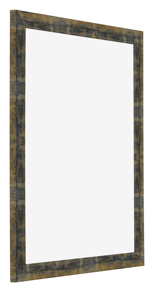 Cornice 40x55cm Blu Oro Fondente MDF Pisa Davanti Obliquo | Yourdecoration.it