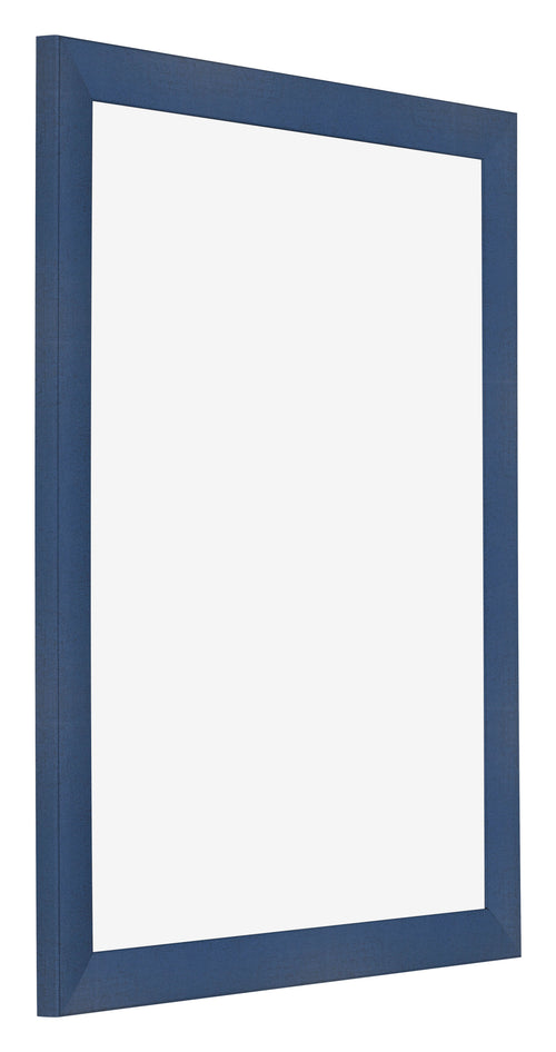 Cornice 40x55cm Blu Scuro Spazzato MDF Pisa Davanti Obliquo | Yourdecoration.it