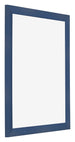 Cornice 40x55cm Blu Scuro Spazzato MDF Pisa Davanti Obliquo | Yourdecoration.it