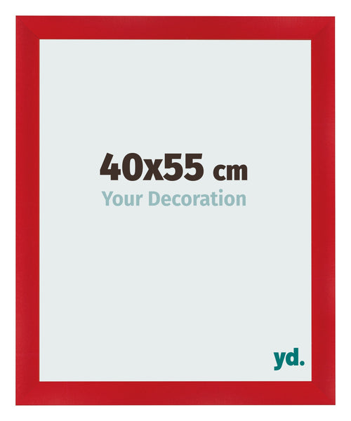 Cornice 40x55cm Rosso MDF Pisa Davanti Dimensione | Yourdecoration.it