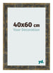 Cornice 40x60cm Blu Oro Fondente MDF Pisa Davanti Dimensione | Yourdecoration.it