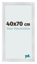 Cornice 40x70cm Argento Nero Spazzato MDF Pisa Davanti Dimensione | Yourdecoration.it