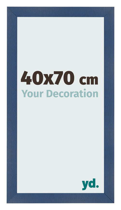 Cornice 40x70cm Blu Scuro Spazzato MDF Pisa Davanti Dimensione | Yourdecoration.it