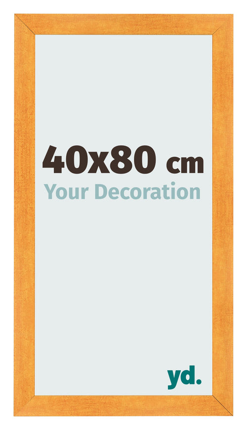Cornice 40x80cm Arancione MDF Pisa Davanti Dimensione | Yourdecoration.it