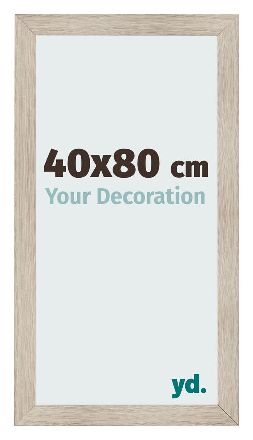 Cornice 40x80cm Rovere Rustico MDF Pisa Davanti Dimensione | Yourdecoration.it