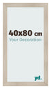 Cornice 40x80cm Rovere Rustico MDF Pisa Davanti Dimensione | Yourdecoration.it