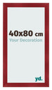 Cornice 40x80cm Vino Rosso Spazzato MDF Pisa Davanti Dimensione | Yourdecoration.it