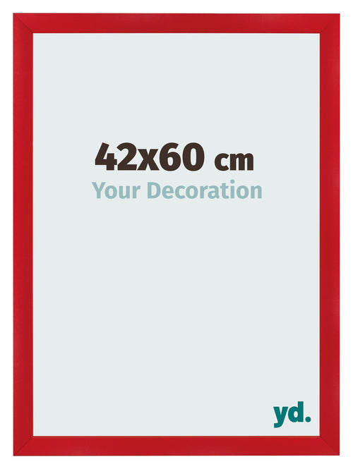 Cornice 42x60cm Rosso MDF Pisa Davanti Dimensione | Yourdecoration.it