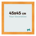 Cornice 45x45cm Arancione MDF Pisa Davanti Dimensione | Yourdecoration.it