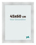 Cornice 45x60cm Alluminio Spazzolato MDF Pisa Davanti Dimensione | Yourdecoration.it