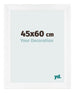 Cornice 45x60cm Bianco Vintage MDF Pisa Davanti Dimensione | Yourdecoration.it