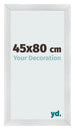 Cornice 45x80cm Argento Nero Spazzato MDF Pisa Davanti Dimensione | Yourdecoration.it