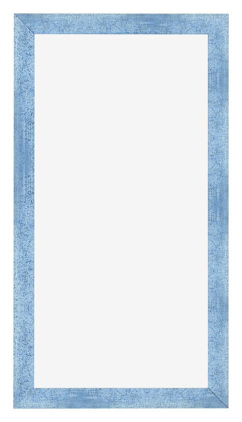 Cornice 45x80cm Blu Acceso Spazzato MDF Pisa Davanti | Yourdecoration.it