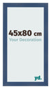 Cornice 45x80cm Blu Scuro Spazzato MDF Pisa Davanti Dimensione | Yourdecoration.it