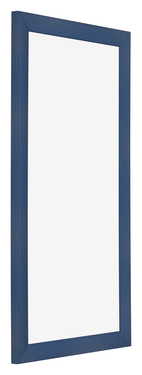 Cornice 45x80cm Blu Scuro Spazzato MDF Pisa Davanti Obliquo | Yourdecoration.it