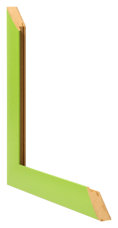 Cornice 45x80cm Verde MDF Pisa Dettaglio Intersezione | Yourdecoration.it