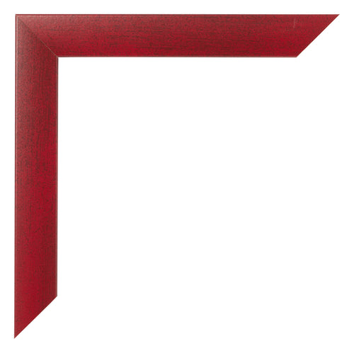 Cornice 45x80cm Vino Rosso Spazzato MDF Pisa Dettaglio Angolo | Yourdecoration.it
