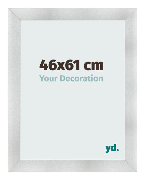 Cornice 46x61cm Alluminio Spazzolato MDF Pisa Davanti Dimensione | Yourdecoration.it