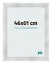 Cornice 46x61cm Alluminio Spazzolato MDF Pisa Davanti Dimensione | Yourdecoration.it