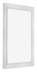 Cornice 46x61cm Argento Nero Spazzato MDF Pisa Davanti Obliquo | Yourdecoration.it
