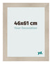 Cornice 46x61cm Rovere Rustico MDF Pisa Davanti Dimensione | Yourdecoration.it