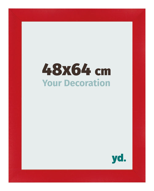 Cornice 48x64cm Rosso MDF Pisa Davanti Dimensione | Yourdecoration.it
