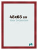 Cornice 48x68cm Vino Rosso Spazzato MDF Pisa Davanti Dimensione | Yourdecoration.it