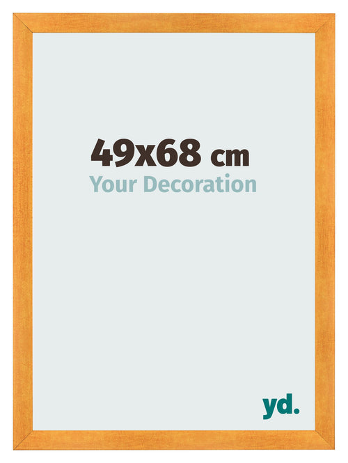 Cornice 49x68cm Arancione MDF Pisa Davanti Dimensione | Yourdecoration.it