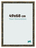 Cornice 49x68cm Blu Oro Fondente MDF Pisa Davanti Dimensione | Yourdecoration.it