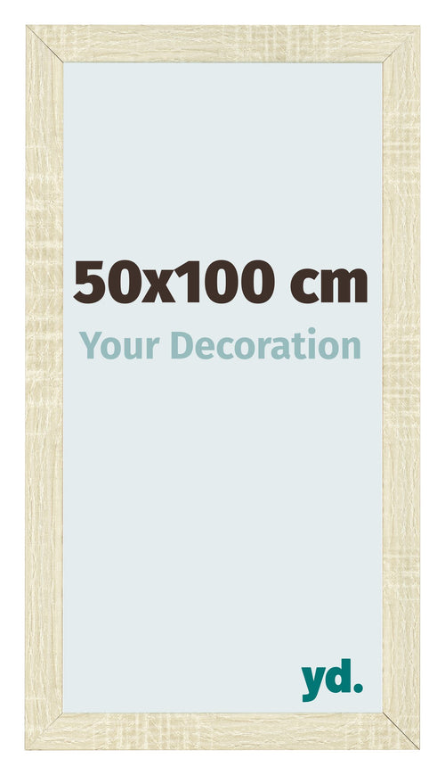 Cornice 50x100cm Rovere MDF Pisa Davanti Dimensione | Yourdecoration.it