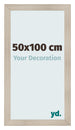Cornice 50x100cm Rovere Rustico MDF Pisa Davanti Dimensione | Yourdecoration.it