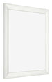 Cornice 50x50cm Bianco Vintage MDF Pisa Davanti Obliquo | Yourdecoration.it