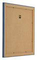 Cornice 50x50cm Blu Scuro Spazzato MDF Pisa Retro Obliquo | Yourdecoration.it