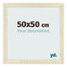 Cornice 50x50cm Rovere MDF Pisa Davanti Dimensione | Yourdecoration.it