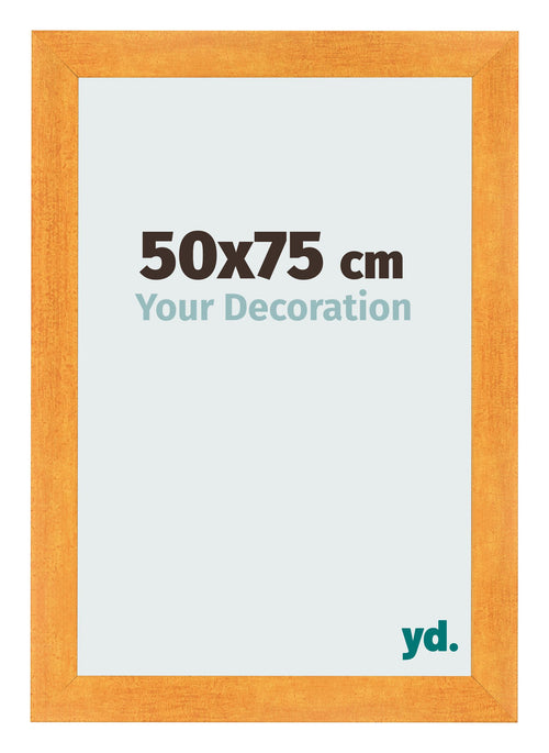 Cornice 50x75cm Arancione MDF Pisa Davanti Dimensione | Yourdecoration.it
