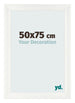Cornice 50x75cm Bianco Vintage MDF Pisa Davanti Dimensione | Yourdecoration.it