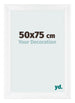Cornice 50x75cm Bianco Vintage MDF Pisa Davanti Dimensione | Yourdecoration.it