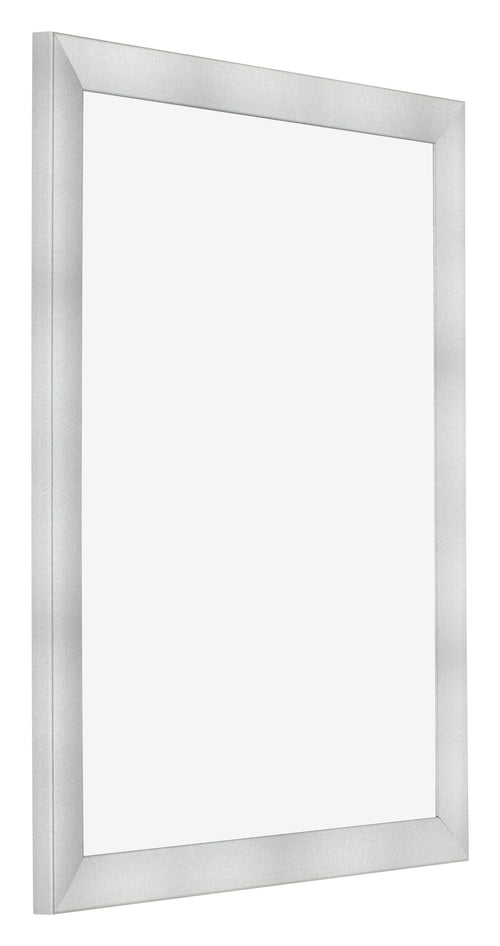 Cornice 55x65cm Alluminio Spazzolato MDF Pisa Davanti Obliquo | Yourdecoration.it