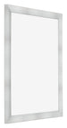 Cornice 55x65cm Alluminio Spazzolato MDF Pisa Davanti Obliquo | Yourdecoration.it