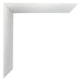 Cornice 55x65cm Alluminio Spazzolato MDF Pisa Dettaglio Angolo | Yourdecoration.it