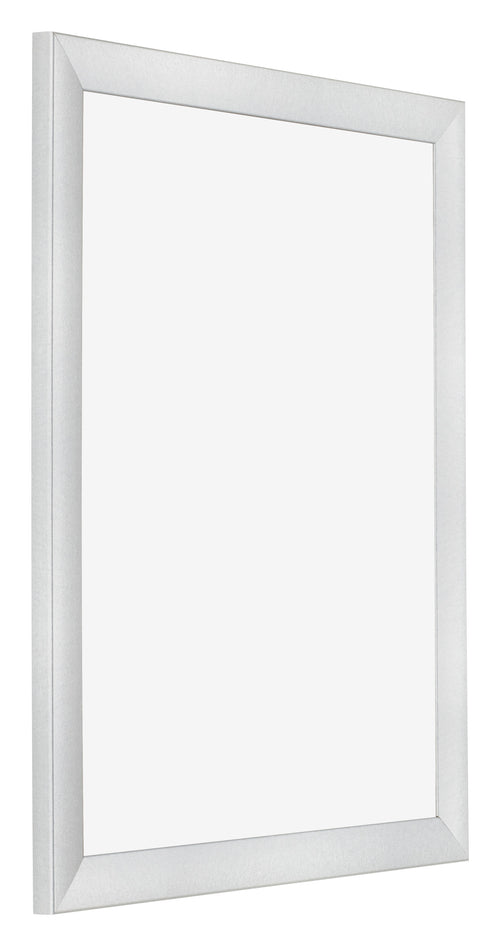 Cornice 55x65cm Argento Nero Spazzato MDF Pisa Davanti Obliquo | Yourdecoration.it