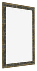 Cornice 55x65cm Blu Oro Fondente MDF Pisa Davanti Obliquo | Yourdecoration.it