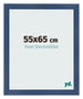 Cornice 55x65cm Blu Scuro Spazzato MDF Pisa Davanti Dimensione | Yourdecoration.it
