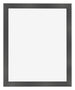 Cornice 55x65cm Nero Argento Lucido MDF Pisa Davanti | Yourdecoration.it