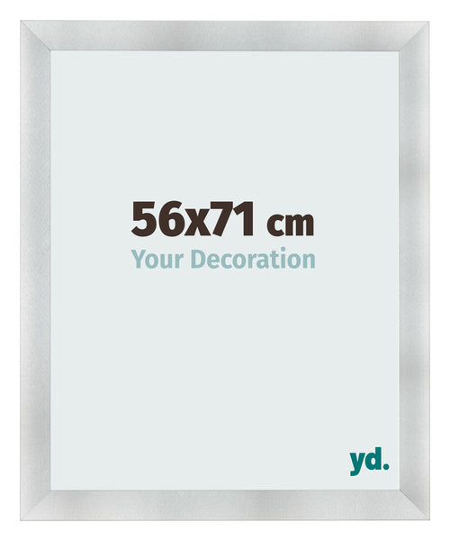 Cornice 56x71cm Alluminio Spazzolato MDF Pisa Davanti Dimensione | Yourdecoration.it