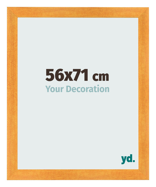 Cornice 56x71cm Arancione MDF Pisa Davanti Dimensione | Yourdecoration.it