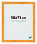 Cornice 56x71cm Arancione MDF Pisa Davanti Dimensione | Yourdecoration.it