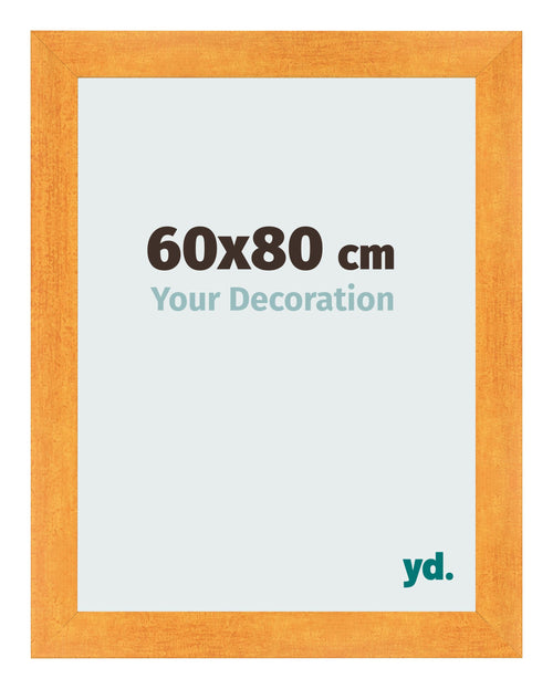 Cornice 60x80cm Arancione MDF Pisa Davanti Dimensione | Yourdecoration.it