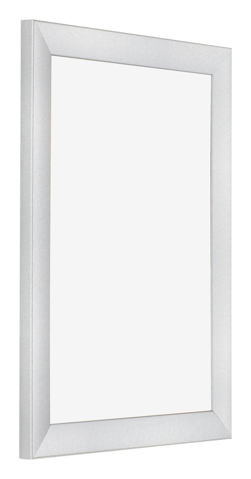 Cornice 60x80cm Argento Nero Spazzato MDF Pisa Davanti Obliquo | Yourdecoration.it